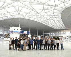 我集团组织参观杭州西站枢纽项目