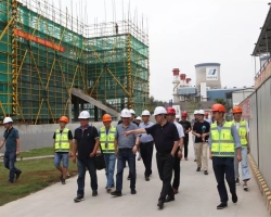 集团领导一行深入EPC工程项目在建工地视察调研
