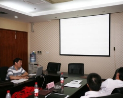 单玉川董事长在校产业系统会议上分享企业文化的建设工作