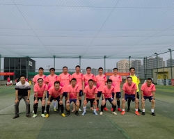 浙江工业大学工程设计集团足球队在“勘设杯“足球赛中首战告捷