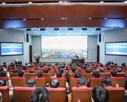 原中共浙江省委常委、杭州市委书记王国平应邀为浙工大工程设计集团建院四十周年系列学术活动作专题讲座