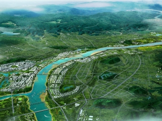 吉安市百里赣江风光带规划及中心城区赣江两岸景观设计